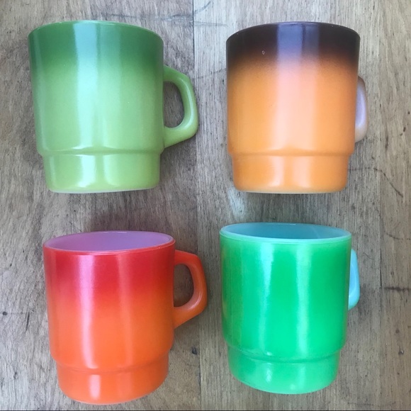 Vintage Fire King Coffee Cups - Picture 2 of 7